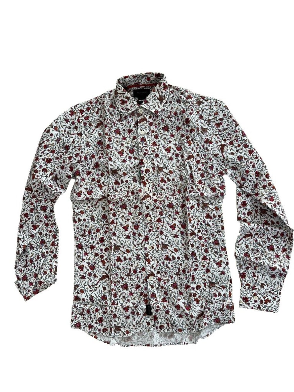Duchamp London Tailored Fit Floral Button Shirt (15 )